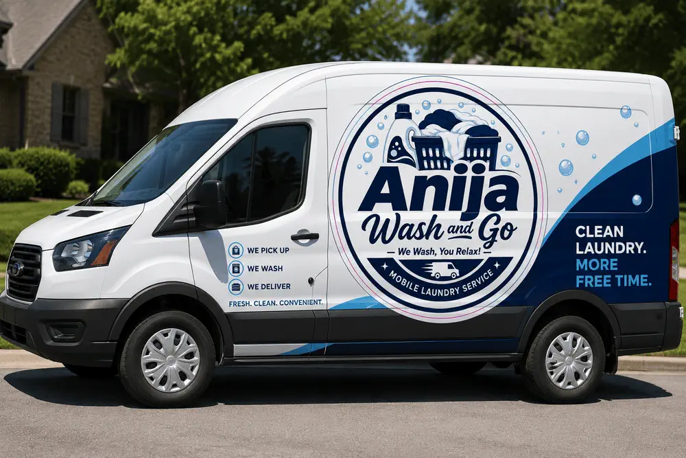 Anija Wash & Go mobile laundry van